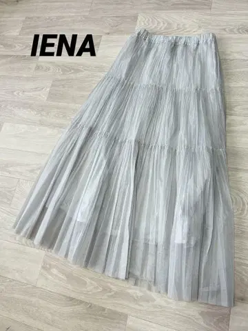 IENA 이에나 튤 롱 스커트 38