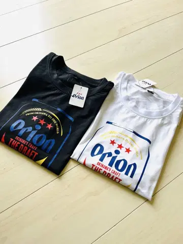 오리온 맥주 THE DRAFT 티셔츠 2장 세트 오키나와 라스트 3개