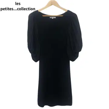 les petites...collection 7부 소매 블랙 원피스 S