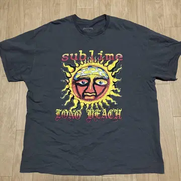sublime 태양 디자인 티셔츠 2XL