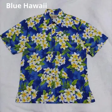 Blue Hawaii 알로하 셔츠 꽃무늬 반팔