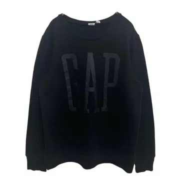 GAP 갭 빅 로고 맨투맨 블랙 트레이닝복 L 넉넉한