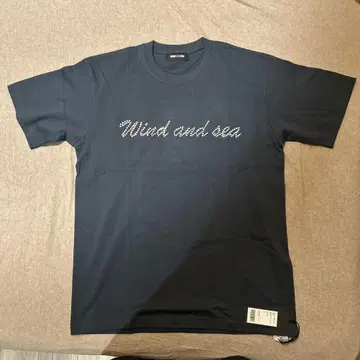 Wind and sea 스터드 로고 티셔츠 M