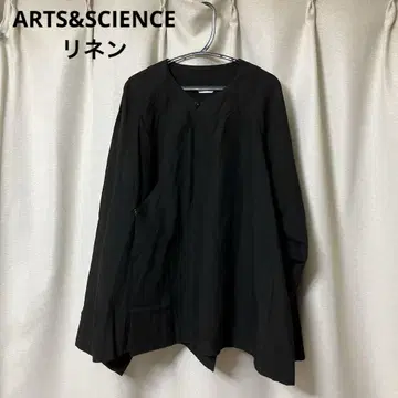 ARTS&SCIENCE 린넨 셔츠 자켓 블랙