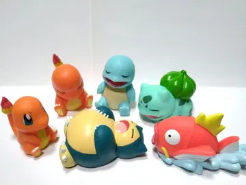 포켓몬 손가락 인형 컬렉션 5종 세트 푸시키다네 꼬부기(제니카메) 카비곤