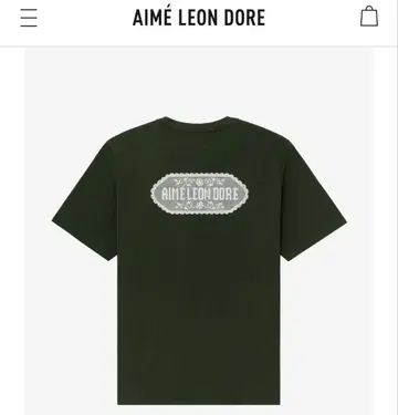 새상품 AIME LEON DORE 에메 레온 도레 티셔츠 로고 플라워