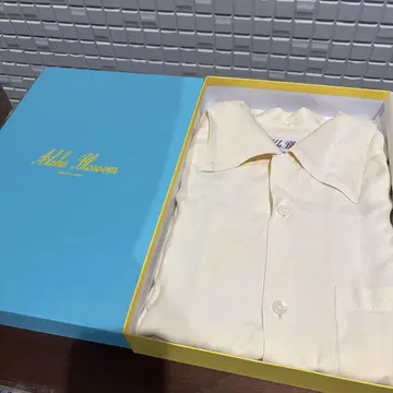 Aloha blossom 알로하 블라썸 반팔 무지 오픈 카라 셔츠 44