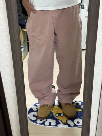 배기 데님 핑크 자라
