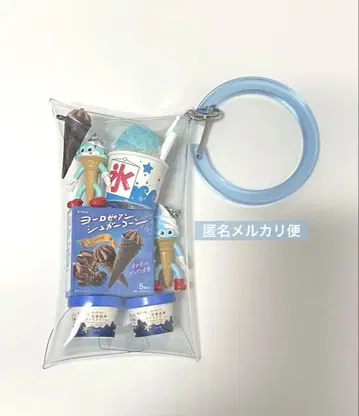 가챠 파우치 아이스 블루 계열 세트