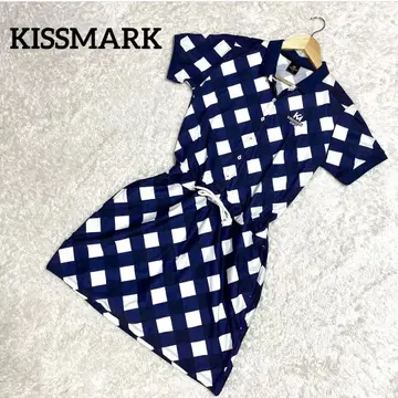 키스마크 Kissmark 골프웨어 원피스 올 패턴 빅 사이즈