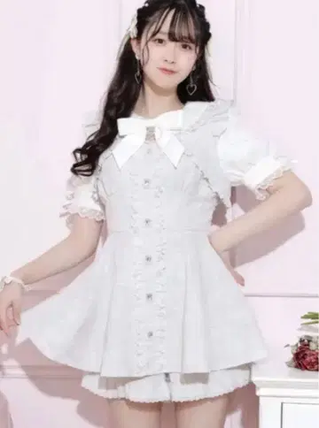 NOEMIE 노에미 레이디 소매 레이스 트위드 레이어드 스타일 셋업