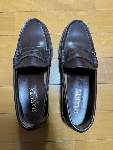 HARUTA 브라운 로퍼 26.0cm
