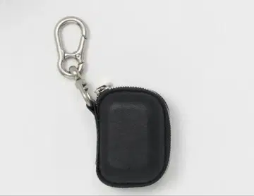 Hender Scheme 블랙 가죽 지퍼 케이스 에어팟 케이스