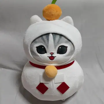 모프 샌드 mofusand 거울 떡 냥 BIG 봉제 인형 그레이