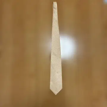 폴스미스 기하학 패턴 베이지 넥타이