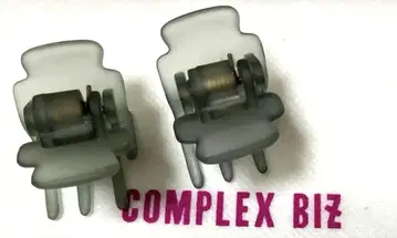 COMPLEX BIZ 콤플렉스 비즈 헤어 클립 2개