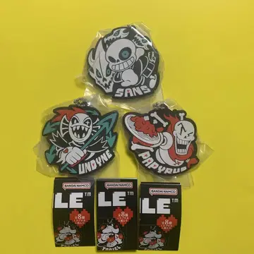 UNDERTALE 캡슐 러버 마스코트 3개 세트