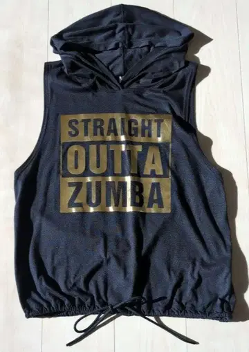 ZUMBA 후드 부착 탱크탑 후디