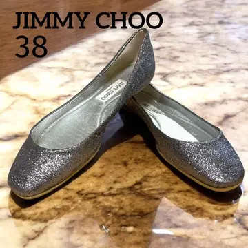 JIMMY CHOO 지미추 밸리 슈즈 글리터 38 실버