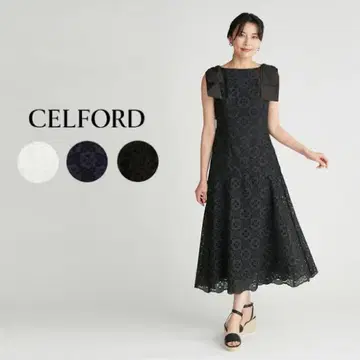 CELFORD 자수 자수 원피스