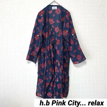 h.b Pink City... relax 롱 가디건 겉옷