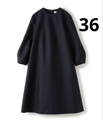 BALLSEY 하이 카운트 더블 크로스 A 라인 원피스 36