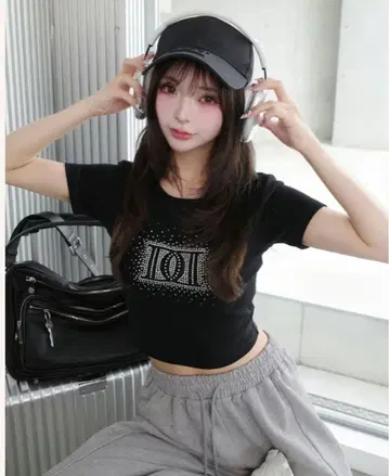 다리치 샤이니 DD 로고 컴팩트 티셔츠