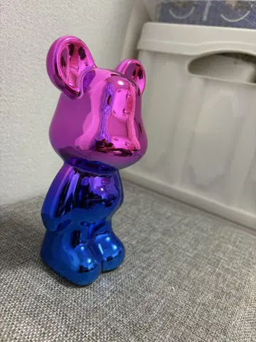 메탈릭 베어브릭 피규어 약 10cm