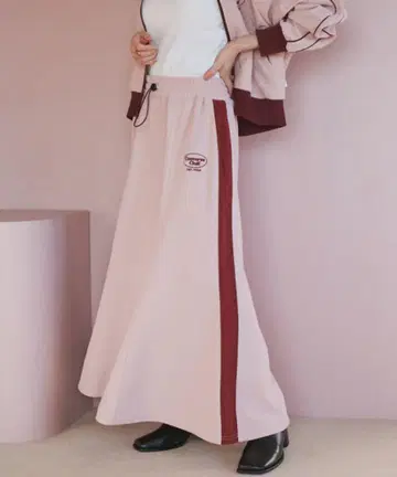 CONVERSE 사이드 라인 피케 스커트 [셋업 가능]