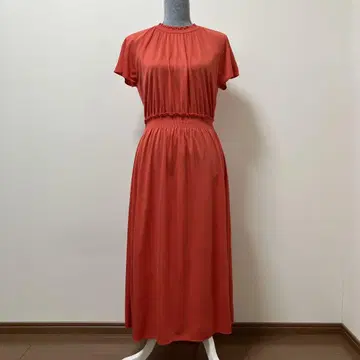 ANAYI 아나이 롱 원피스 레이온 100% 반팔 여름 성인 고급