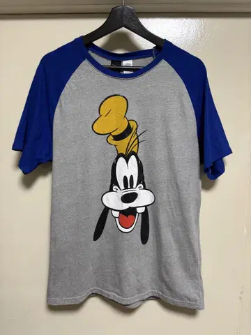 디즈니 구피 래글런 티셔츠 Goofy 디즈니
