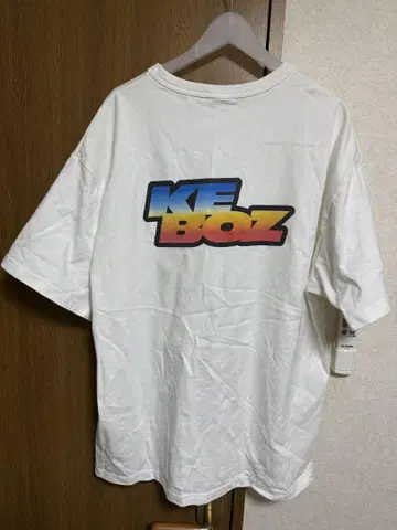 케보즈 Ari 콜라보 반팔 티셔츠 XL 화이트