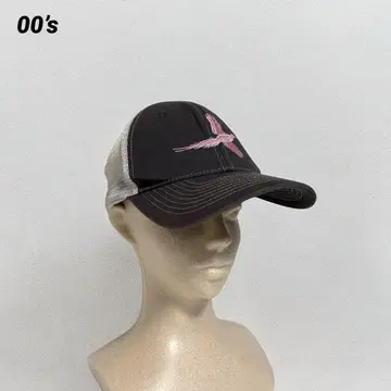 00s usa brand punk y2k 트래커 메쉬 캡