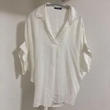고급 테시투라몬티 린넨 셔츠 스키퍼 린넨 100