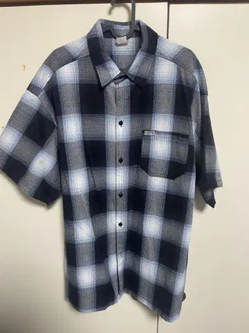 Califor 체크 무늬 반팔 셔츠 XL CALTOP 브랜드 상품