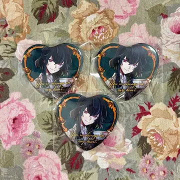 악마 메이드 바스티안 굿즈 마음이 따뜻해지는 하트 캔뱃지