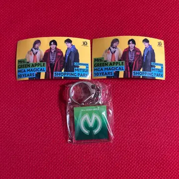 미세스 그린 애플 라라포트 아크릴 키링 스티커 가챠