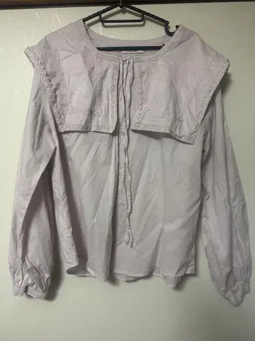 쿠레트 세일러 카라 블라우스 핑크 4L