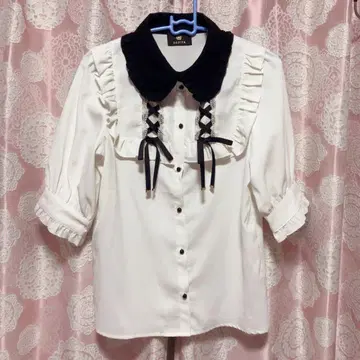 ROJITA 로지타 프릴 반팔 블라우스