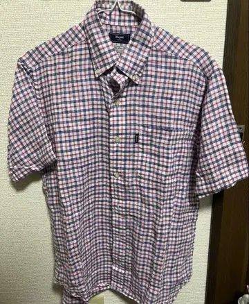 00s 90s 짧은 체크 셔츠 cityboy