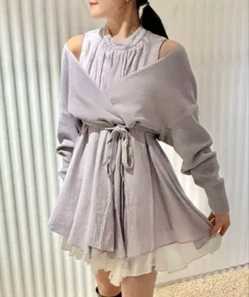 스나이델 카슈쿨 가디건 세트 블라우스 시어 일레헴 스카 숏 팬츠