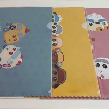 모루카 구스마 복권 D상 클리어 파일 세트 3개