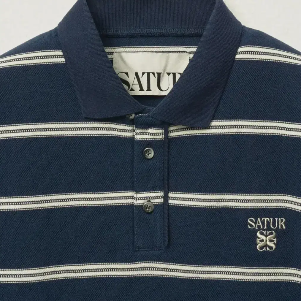 ポロシャツ SATUR Stripe Pique Polo T-Shirt 5FT1546 Satur Stripe Pique Polo Short Sleeve on Bunjang Global Site.