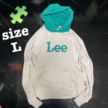 Lee 후드티 바이컬러