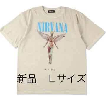 윈드앤씨 닐바나 NIRVANA 티셔츠 L 사이즈 미개봉 새상품
