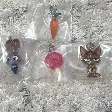 주토피아 메지루시 액세서리 4종 세트