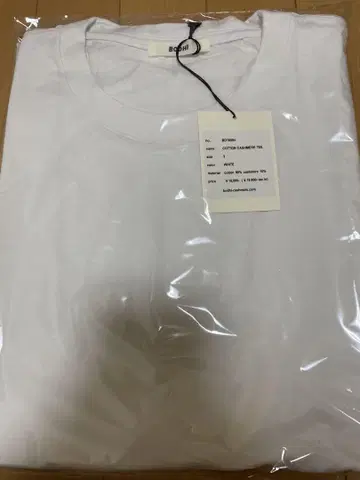 택 포함 새상품 bodhi 코튼 캐시미어 TEE size3