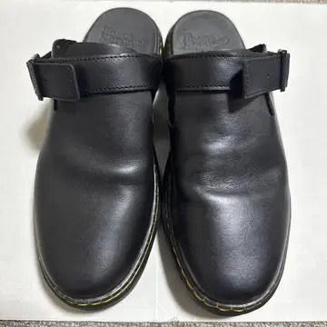 Dr. Martens CARLSON 블랙 사보 클로그 샌들