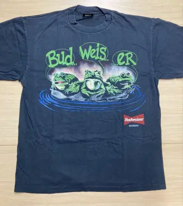 Budweiser XL 개구리 패턴 티셔츠