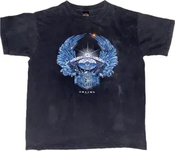 90s Harley Davidson HEAVEN 커스텀 T